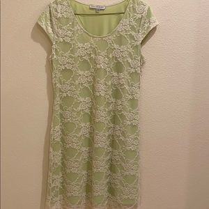 Cute lime green/lace dress!
